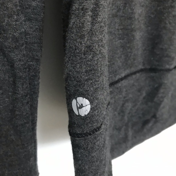 90 Degree by Reflex Charcoal Mock Neck Pullover Thin Sweatshirt Size L - Picture 7 of 7